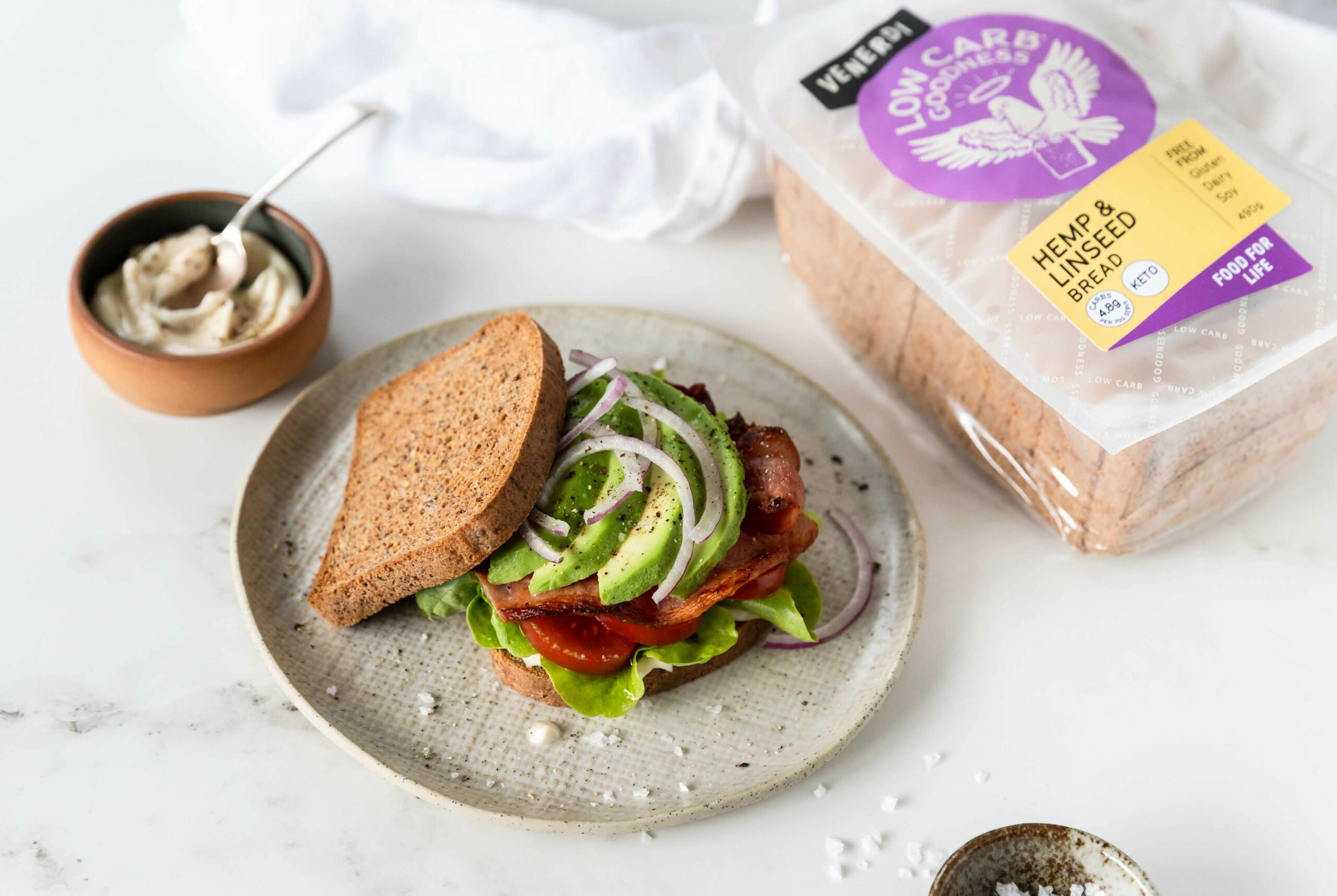 Low Carb Goodness Hemp & Linseed Bread