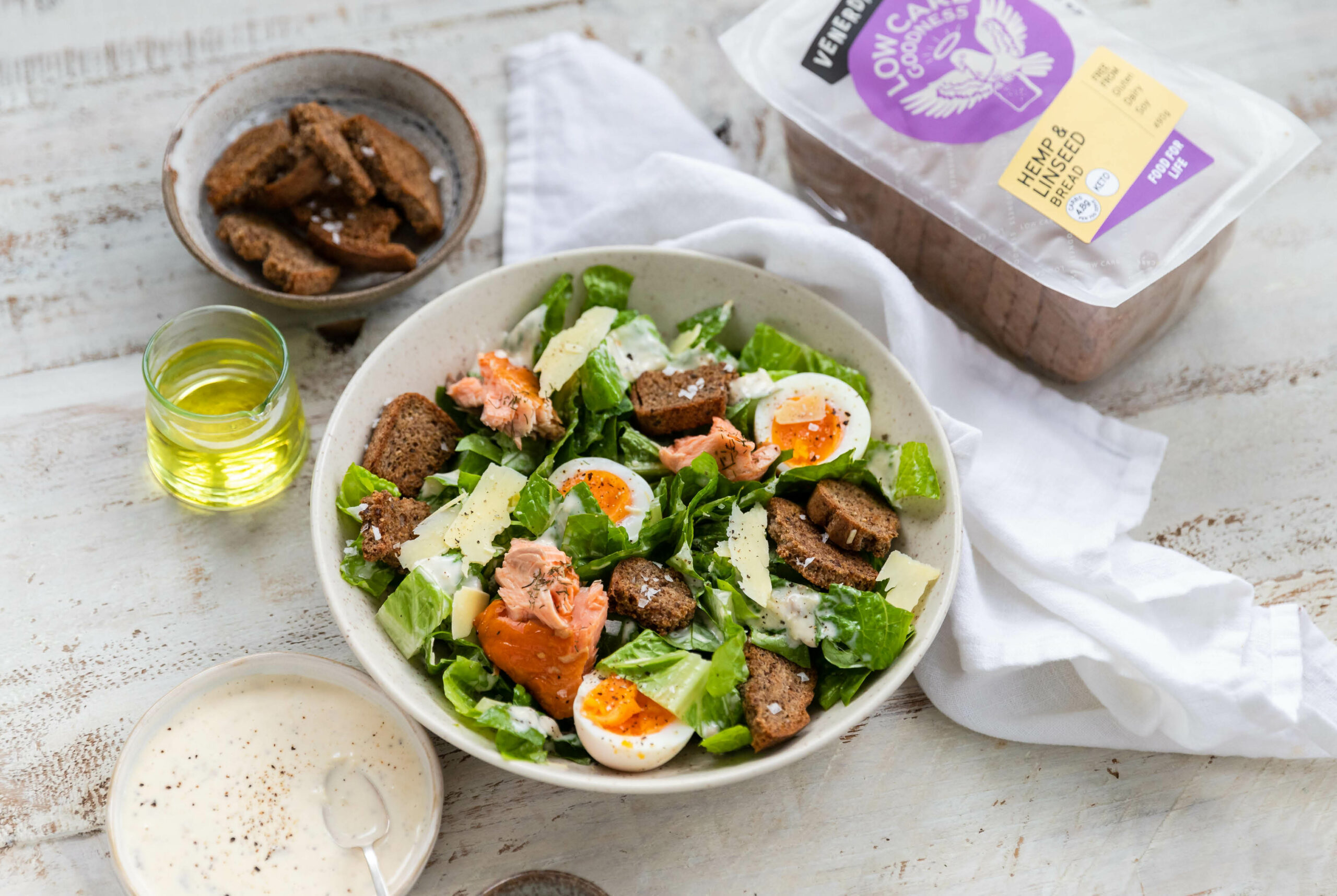 Low Carb Goodness Hemp & Linseed Bread