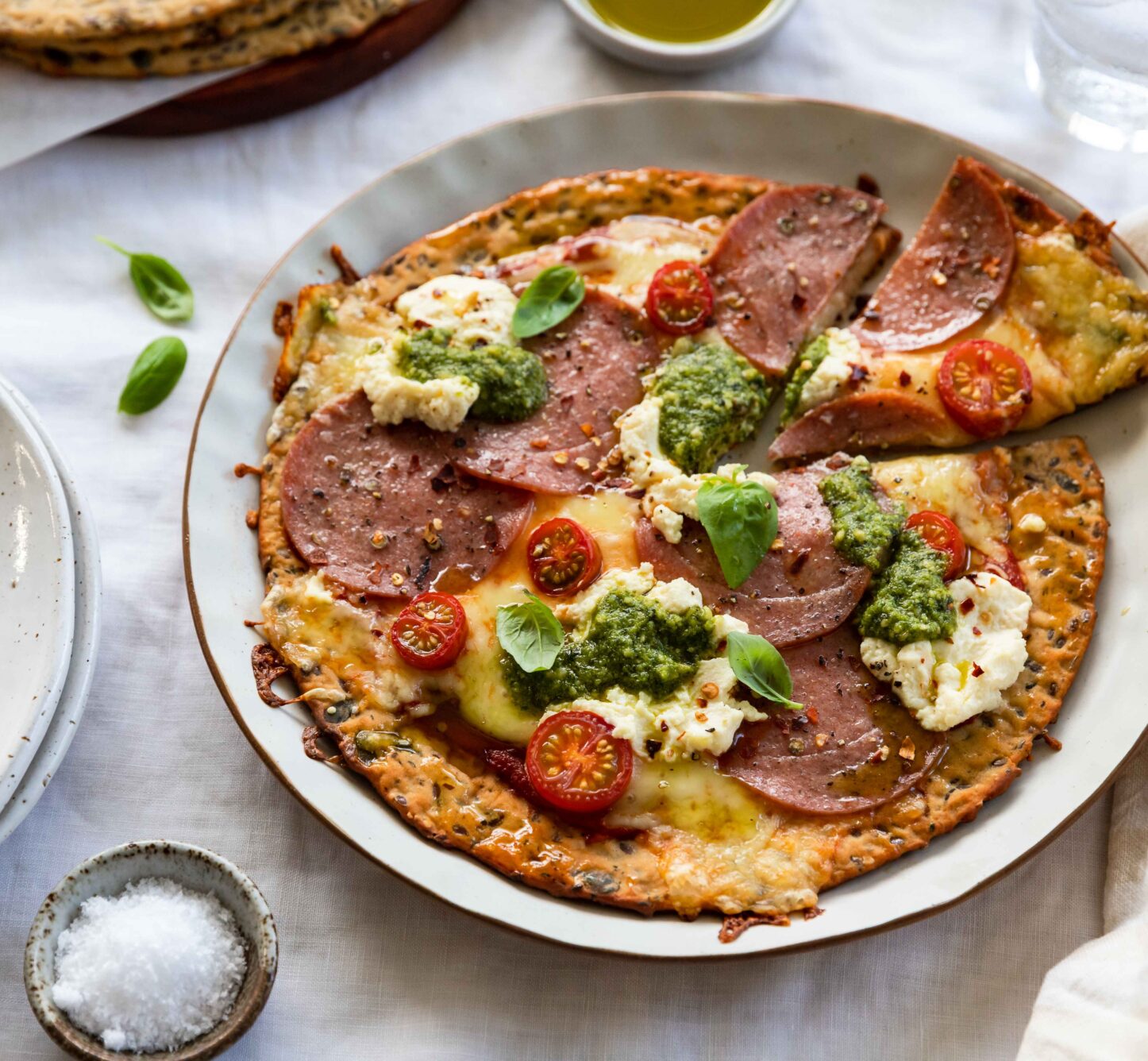Low Carb Goodness High Protein Seedy Pizza Bases